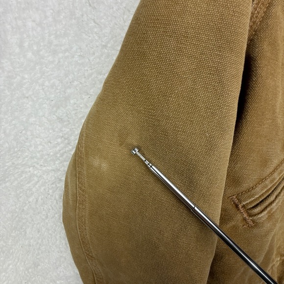 Carhartt Detroit Jacket Fleece Lined Youth Medium (8/10) YYJ97 BRN Brown - Picture 11 of 12